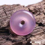 Natural Jade Donut Pendant Women Charms Jewellery Real Chinese Jades Stone Acces