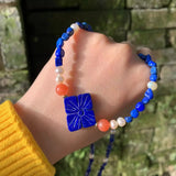 Natural LAPIS Pendant Necklace Gemstone Women Healing AAAAA High Jewelry