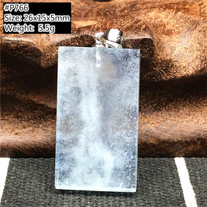 Aquamarine Pendant Jewelry Silver Gemstone AAAAA