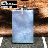 Aquamarine Pendant Jewelry Silver Gemstone AAAAA