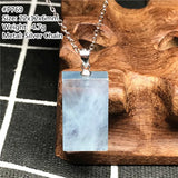 Aquamarine Pendant Jewelry Silver Gemstone AAAAA