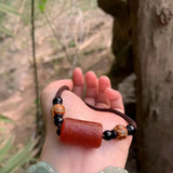 Natural Old Agate Pendant Necklace AAAAA High Jewelry