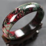 Peach Blossom Jade Bangle Plum Flower Bangles Women Jade Jewelry