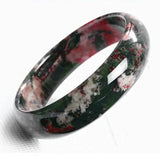 Peach Blossom Jade Bangle Plum Flower Bangles Women Jade Jewelry