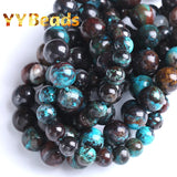 Peru Phoenix Turquoise Stone Beads Round Spacer Loose Beads 6-8mm