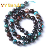 Peru Phoenix Turquoise Stone Beads Round Spacer Loose Beads 6-8mm