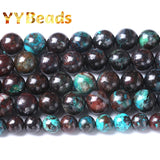 Peru Phoenix Turquoise Stone Beads Round Spacer Loose Beads 6-8mm