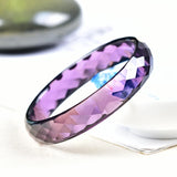 Purple Amethyst Quartz Women Bangle Bracelet 62mm AAAAAA