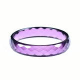Purple Amethyst Quartz Women Bangle Bracelet 62mm AAAAAA