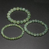 Natural Grape Stone Elastic Bracelet 6 mm 8 mm 10mm