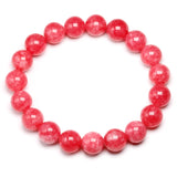 Rhodonite Round Beads For Quartz Rhodochrosite Bracelet