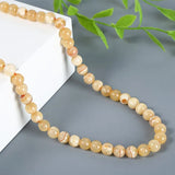 Yellow Calcite Beads Smooth Charm Gemstone for DIY Jewelry Making