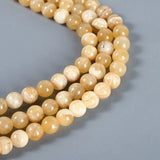 Yellow Calcite Beads Smooth Charm Gemstone for DIY Jewelry Making