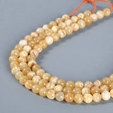 Yellow Calcite Beads Smooth Charm Gemstone for DIY Jewelry Making