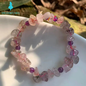 Natural 7 Stone Bracelet Crystal Gift Women Gemstone Jewelry