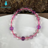 Natural 7 Stone Bracelet Crystal Gift Women Gemstone Semi Precious Jewelry