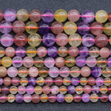 Heptacrystal Stone Beads 6/8/10MM Round Loose Crystal Beads DIY Bracelet