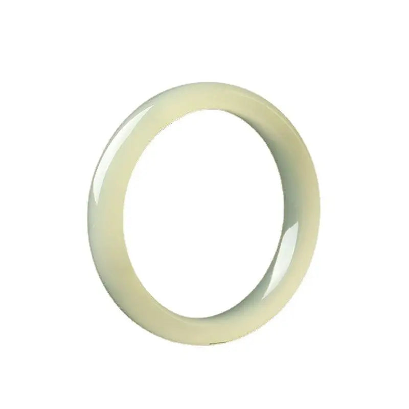 Natural Jade Bangle Bracelet Lucky Amulet Hand-carved Charm Jewellery