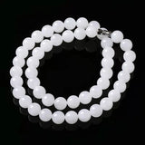 Natural Jade Beaded Necklace for Women Fine Jewelry