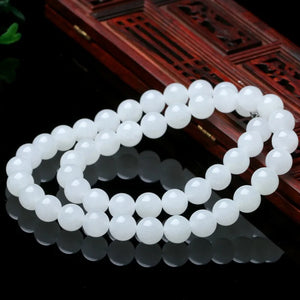 Natural Jade Beaded Necklace for Women Fine Jewelry