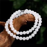 Natural Jade Beaded Necklace for Women Fine Jewelry