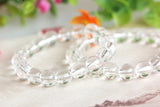 Clear Quartz Round Beads Bracelet 8-20mm Women Stretch AAAAAA