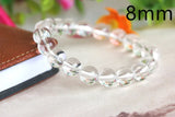 Clear Quartz Round Beads Bracelet 8-20mm Women Stretch AAAAAA
