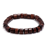 Wooden Beaded Bracelet Men Tibetan Buddha Hand String Prayer Beads