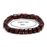 Wooden Beaded Bracelet Men Tibetan Buddha Hand String Prayer Beads