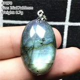 Yellow Light Labradorite Pendant Jewelry Oval Crystal Silver Beads Moonstone