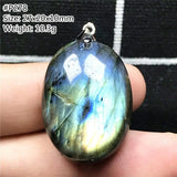 Yellow Light Labradorite Pendant Jewelry Oval Crystal Silver Beads Moonstone