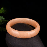 Yellow Jade Bracelet Bangle Hand-Carved Chinese Amulet