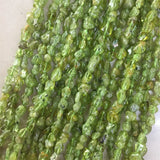 Peridot Gemstone Olivine Stone Round Spacer Beads for Jewelry Making