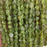 Peridot Gemstone Olivine Stone Round Spacer Beads for Jewelry Making