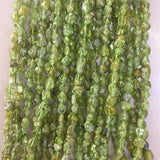 Peridot Gemstone Olivine Stone Round Spacer Beads for Jewelry Making