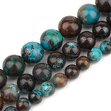 Peru Phoenix Turquoises Round Stone Beads for Jewelry Making