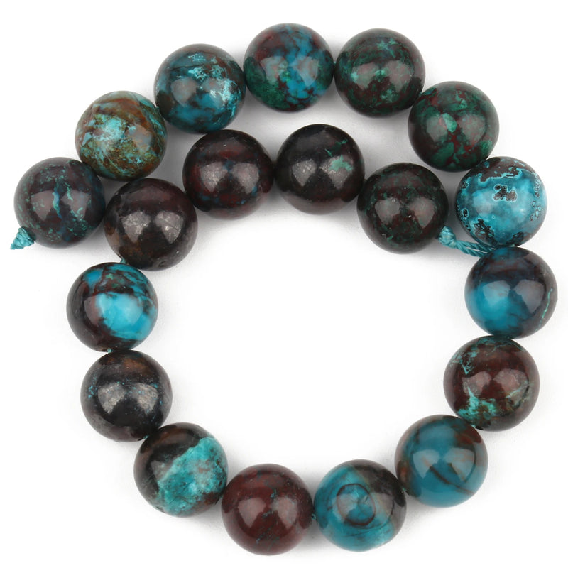 Peru Phoenix Turquoises Round Stone Beads for Jewelry Making