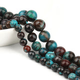 Peru Phoenix Turquoises Round Stone Beads for Jewelry Making