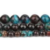 Peru Phoenix Turquoises Round Stone Beads for Jewelry Making