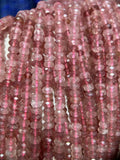 Pink Purple Faceted Gemstone Beads 4x6mm for DIY Jewelry Making