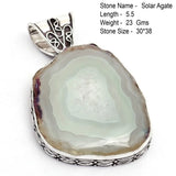 Pyrite Green Quartz Amethyst Dichroic Glass Pendant
