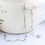925 Sterling Silver Anklet Bohemian Beads Foot Chain