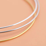 925 Sterling Silver Cuff Bangles for Beads Hand Band DIY Jewelry
