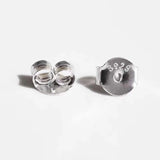 925 Sterling Silver Earring Stopper Safety Backs Large Size Earring Plugs