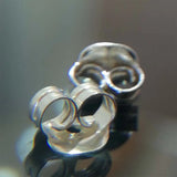 925 Sterling Silver Earring Stopper Safety Backs Large Size Earring Plugs