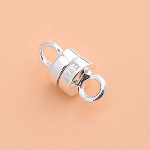 925 Sterling Silver Magnetic Clasps Jewelry Making Buckle Clasp