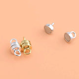 925 Sterling Silver Magnetic Clasps Jewelry Making Buckle Clasp