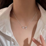 925 Sterling Silver Flower CZ Pendant Necklace for Women