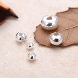 925 Sterling Silver Moon Shape Bead Caps Hoop Position Wrap Jewelry Findings