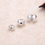 925 Sterling Silver Moon Shape Bead Caps Hoop Position Wrap Jewelry Findings